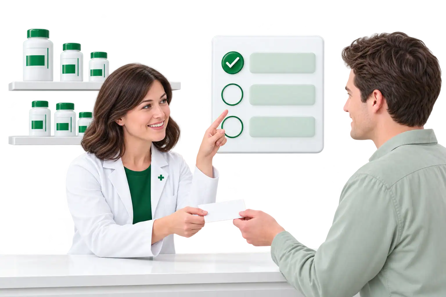 A permanent pharmacy assistant