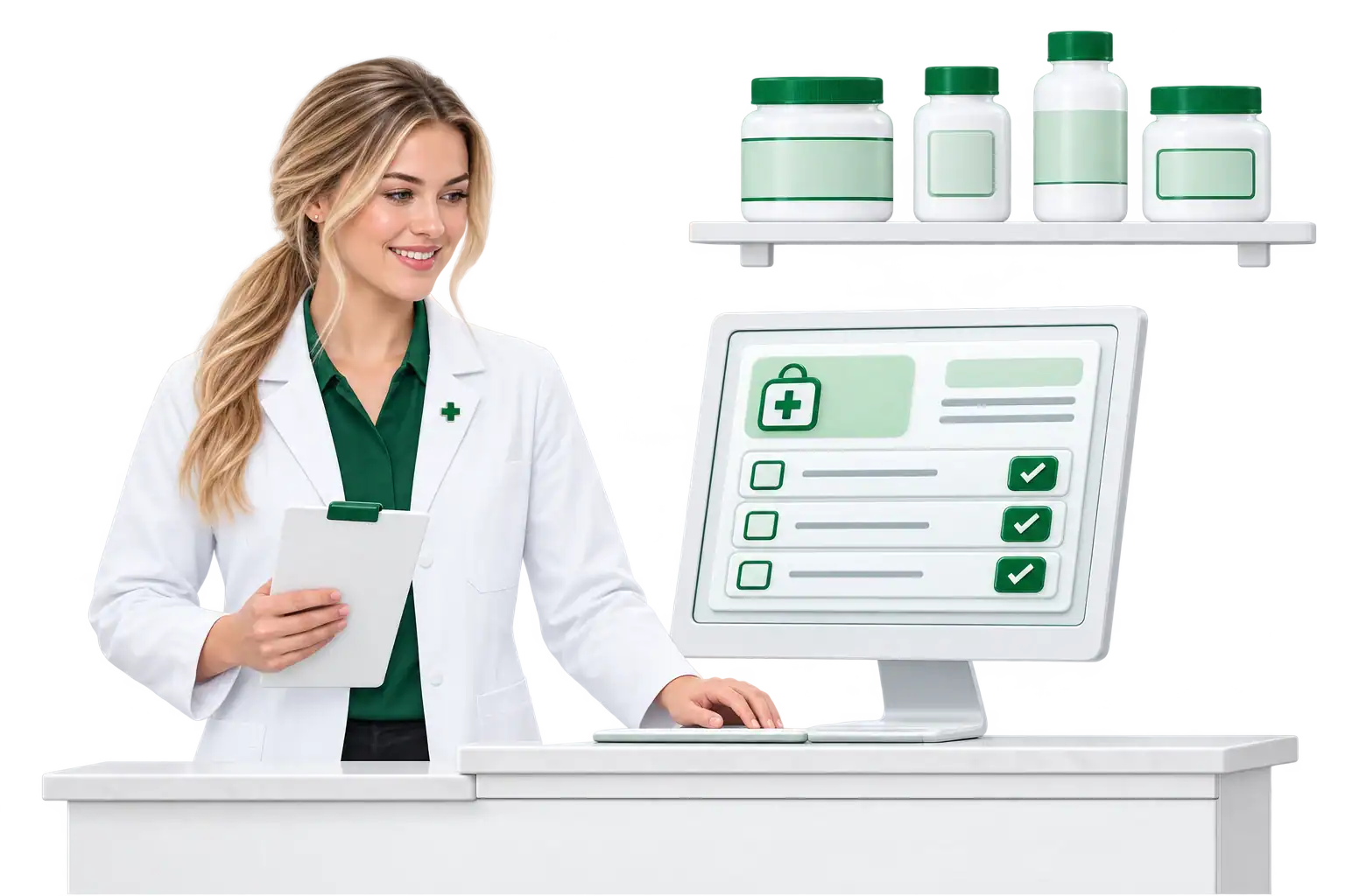 A permanent staff pharmacist