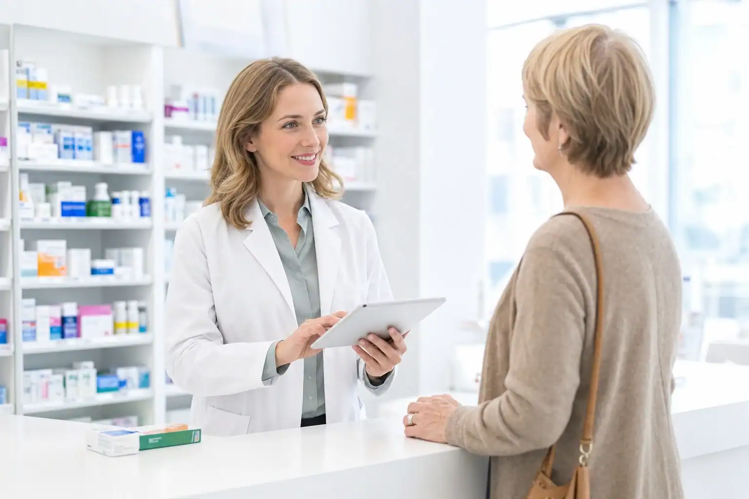 A staff pharmacist in a community pharmacy