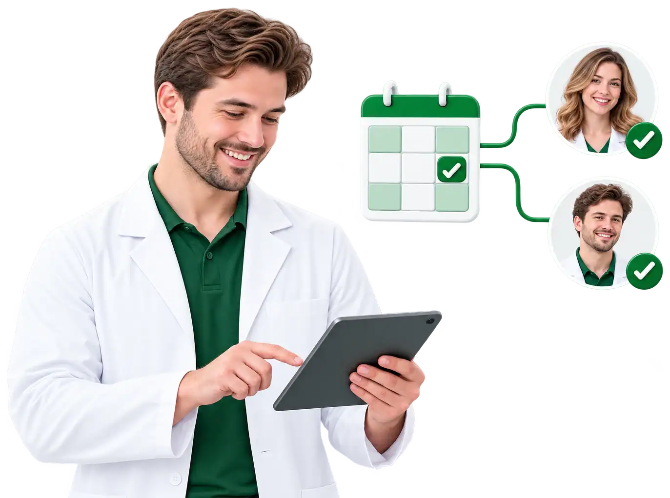 An independent pharmacy owner coordinating an open shift with a small trusted team